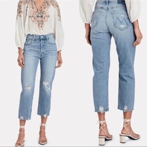 Mother SUPERIOR Tomcat Ankle Straight Jeans The Confession Size 27
